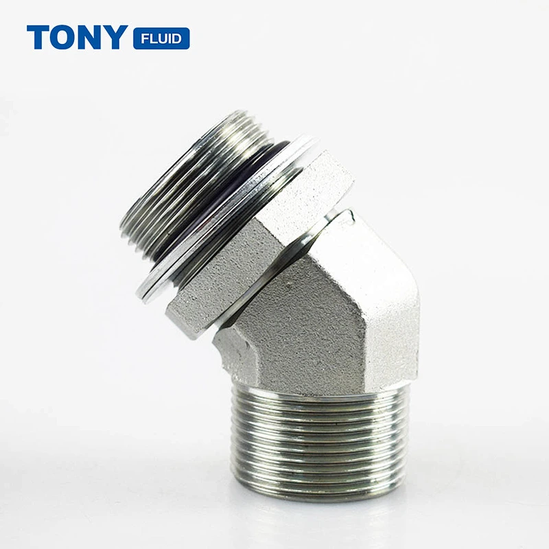 Industrial Hydraulic Fittings Elbow Union Stainless Steel Steam Oil Compression Hose Pipe Fitting