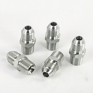 Industrial High Temp Oil Pipeline Fitting Stainless Steel Compression Hydraulic Hose Connector Union Pipe Fittings