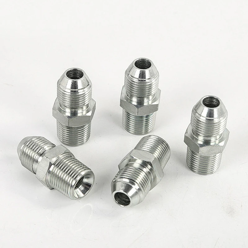 Industrial High Temp Oil Pipeline Fitting Stainless Steel Compression Hydraulic Hose Connector Union Pipe Fittings