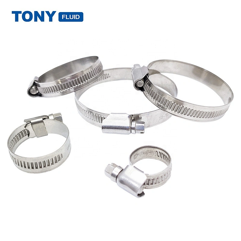 Multi Specification Semi/Full Steel German Type Style Adjustable Hose Pipe Clamp