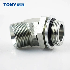 Industrial Hydraulic Fittings Elbow Union Stainless Steel Steam Oil Compression Hose Pipe Fitting