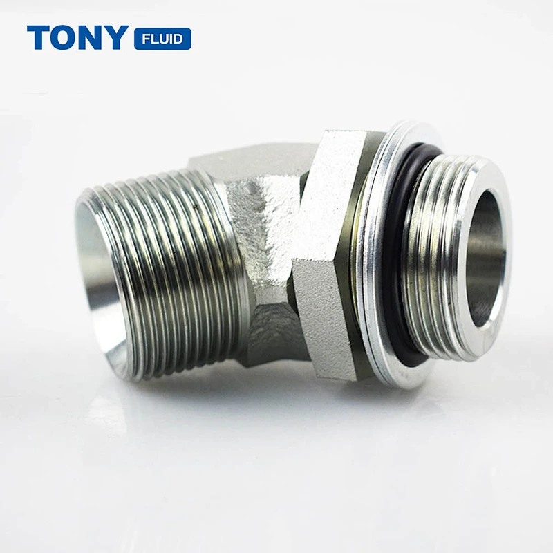 Industrial Hydraulic Fittings Elbow Union Stainless Steel Steam Oil Compression Hose Pipe Fitting