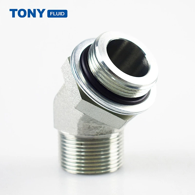 Industrial Hydraulic Fittings Elbow Union Stainless Steel Steam Oil Compression Hose Pipe Fitting