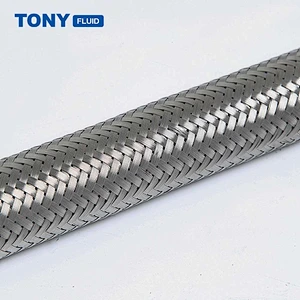 Heat Resistant Stainless Steel Braided Steam Gas Hose High Pressure Metal Flexible Hose Pipe