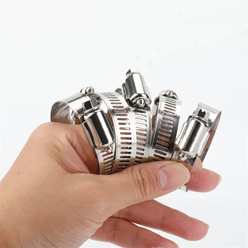 All/Semi Steel Automobile Mini Hose Clamp American Type Adjustable Clamp