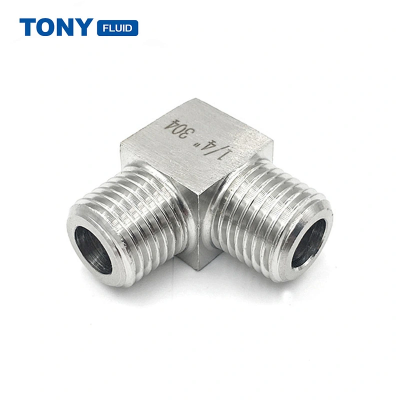 3/4'' NPT Male Thread 90 Degree Elbow Stainless Steel Tube Compression Fitting