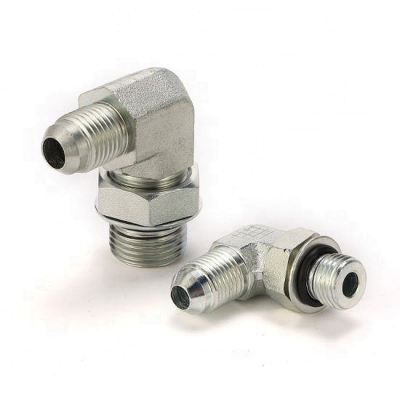 China Suppliers High Pressure Steam Hydraulic Hose Fittings Elbow Male JIC Pipe Fitting