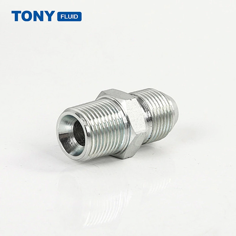 Industrial High Temp Oil Pipeline Fitting Stainless Steel Compression Hydraulic Hose Connector Union Pipe Fittings