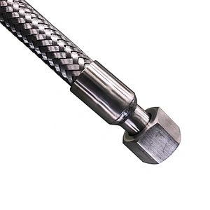 Industrial High Pressure Fuel Oil Pipe Hose Corrugated Metal Pipe Stainless Steel Braided Fuel Hose