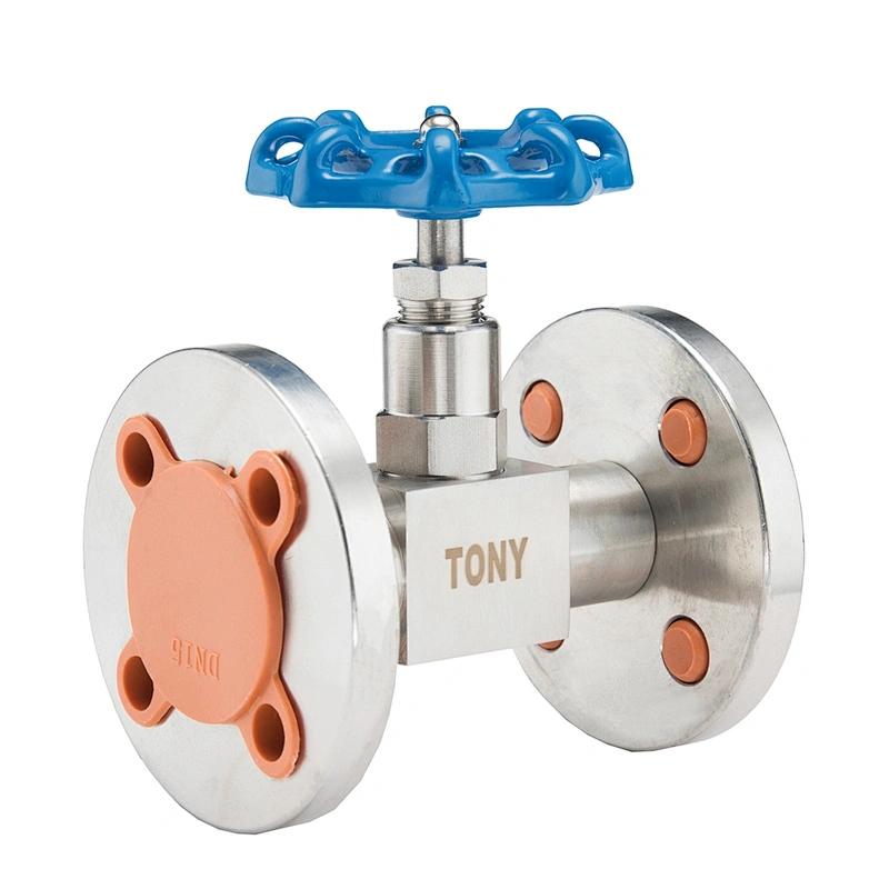 Instrumentation Flange Needle Valve High Pressure 6000PSI Temperature Stainless Steel Flanged Needle Valve