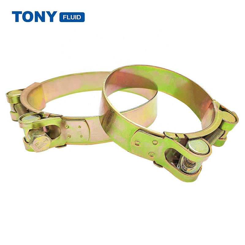 Carbon Steel Industrial Heavy Duty Hose Clamp Metal T-bolt Hose Clamp