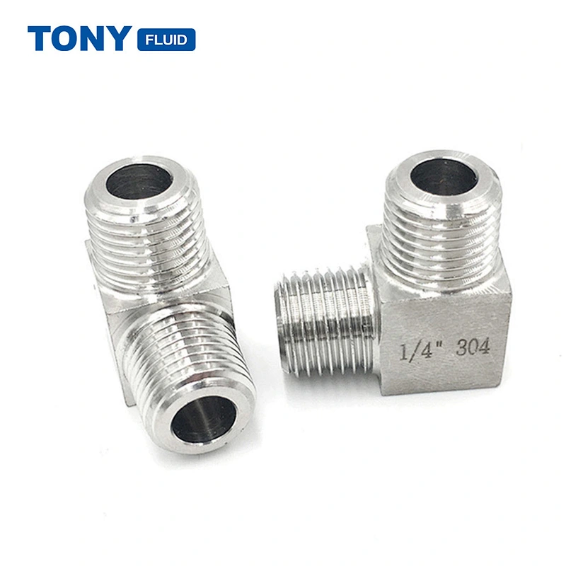 3/4'' NPT Male Thread 90 Degree Elbow Stainless Steel Tube Compression Fitting