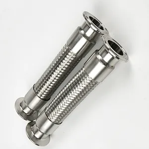 TONY Stainless Steel Braided Gas Hose Steam High Pressure Flexible Metal Hose Pipe For Pipeline