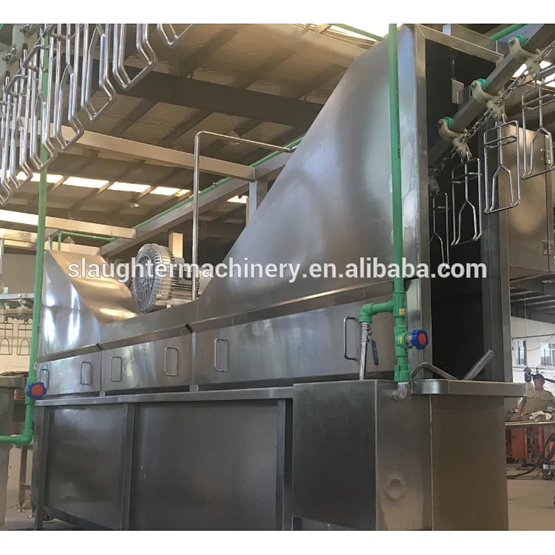 Latest design high quality 200 to12000BPH poultry broiler farm abattoir automatic temperature controlling scalder equipment