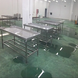 Poultry processing plant broiler cut-up sperating line packing table machine for chicken duck goose