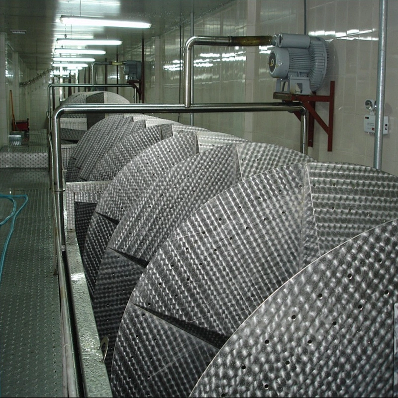 CE certificate proved Top Chinese turnkey poultry farm project chicken slaughter water spindle chiller machine with high quality