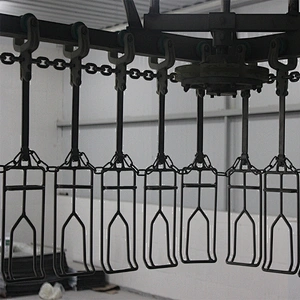 halal poultry abattoir slaughterhouse processing conveyor line shackles for hanging feet