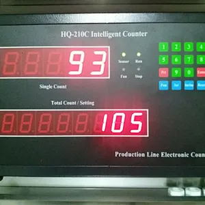 Intelligent birds counter for slaughtering house equipment