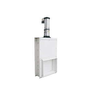 manual, electrical Pneumatic slide gate for feed pellet production line with SC ISO SGS