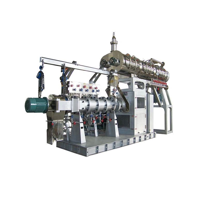 Greatcity Floating Fish and  Pet Food Twin Screw Extruder  Feed Pellet Making Machine/