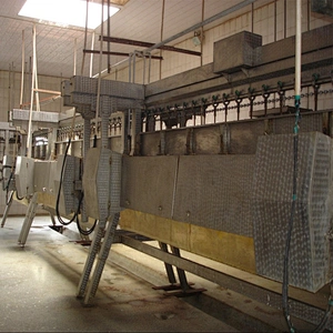 slaughterhouse rough feather de-hair plucker processing line