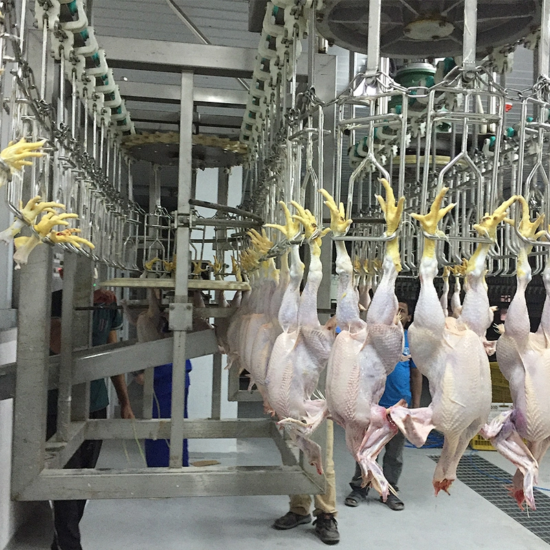 hot sale Full stainless steel 304 industrial food processing plant slaughterhouse feet cutter equipment