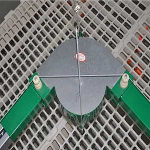Big Chain Breeder feeding system Poultry feeding house shed equipment