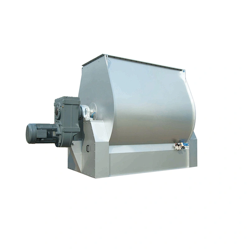 High quality single shaft powder paddle mixer, mixing machine for animal feed raw materials