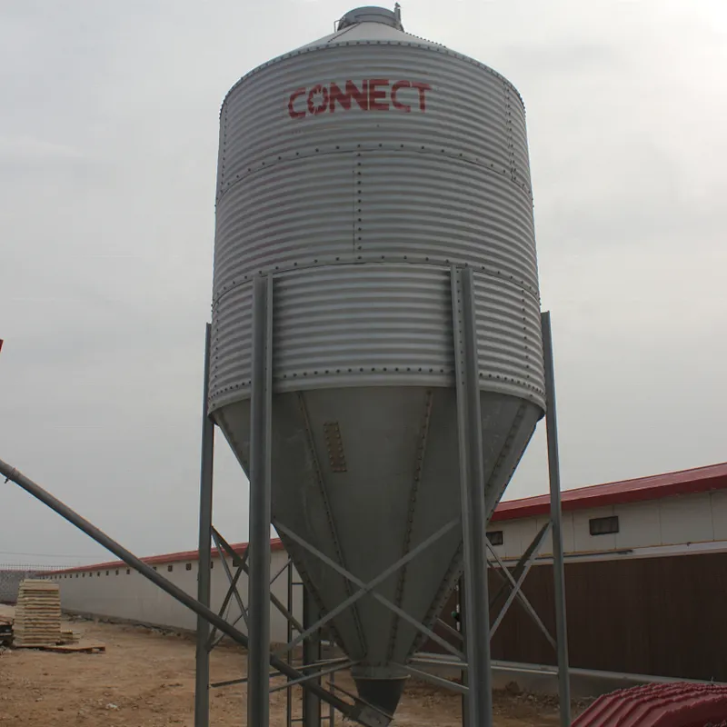 Main feeding system for poultry farm feeding equipment