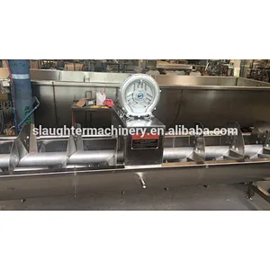 high quality halal poultry screw chilling machine for slaughterhouse processing complete line system