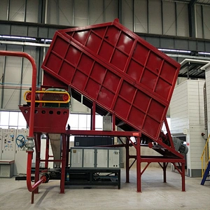 poultry farm full automatic raw materials receiving bin for catte and sheep slaughterhouse waste