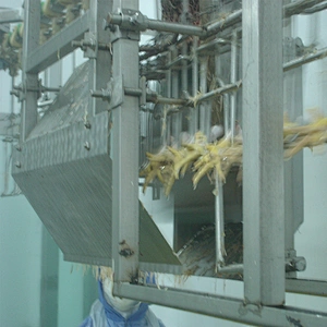 broiler farm halal poultry slaughtering house feet unloader equipment for sale