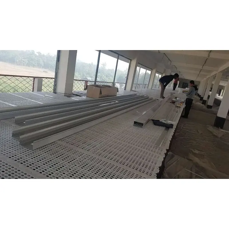 Big Chain Breeder feeding system Poultry feeding house shed equipment