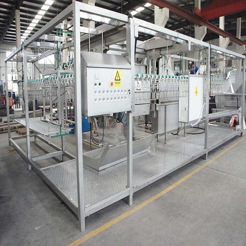 small capacity 200BPH compact chicken poultry butcher slaughterhouse machinery