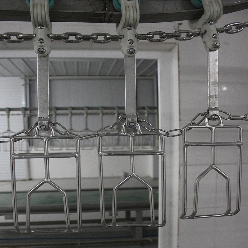halal poultry abattoir slaughterhouse processing conveyor line shackles for hanging feet