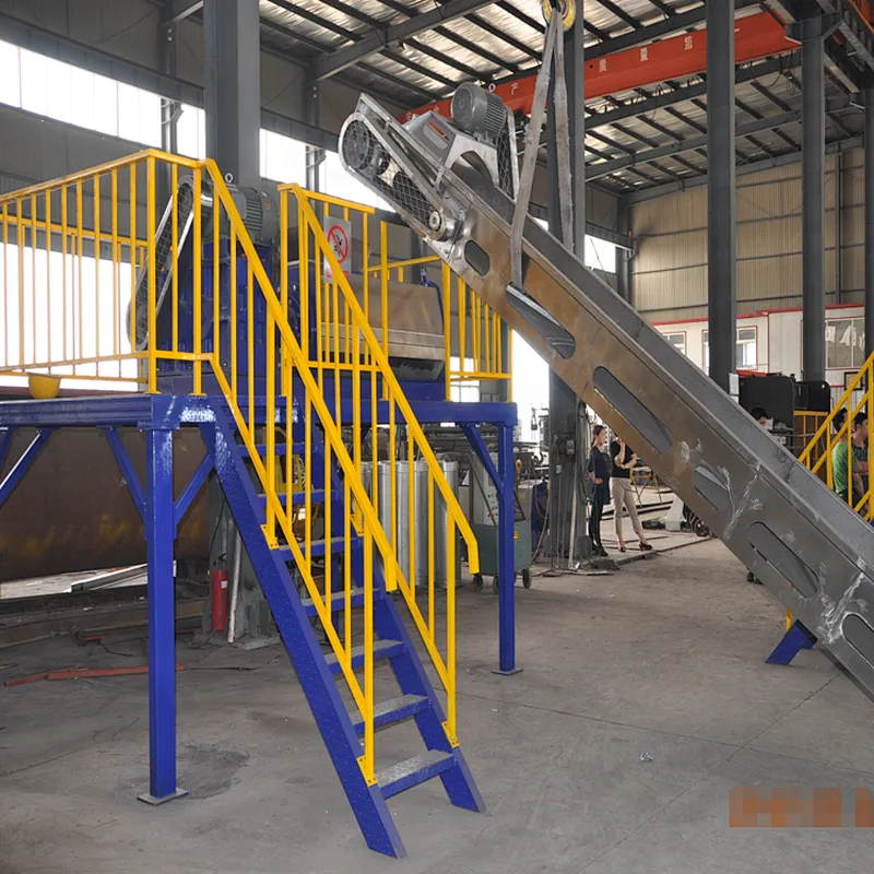 hot sales waste treating machinery compact rendering equipment for poultry slaughtering house chicken waste material