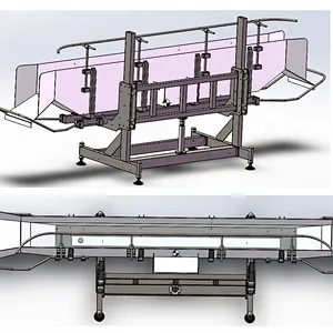 Quality Chicken Water bath Stainless steel 304 rack Electric Stunner for poultry processing plant slaughering house