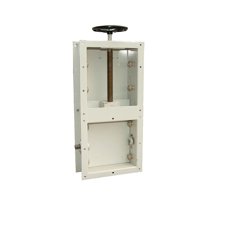 manual, electrical Pneumatic slide gate for feed pellet production line with SC ISO SGS