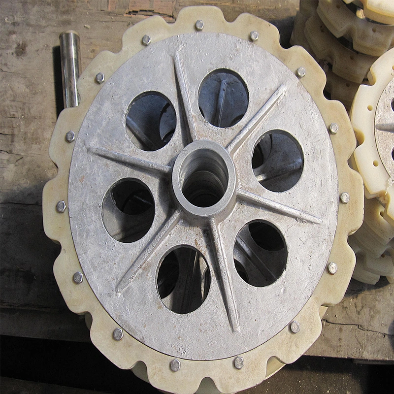 small capacity halal poultry chicken slaughterhouse butcher conveyor line nylon wheel accessories for slaughterhouse