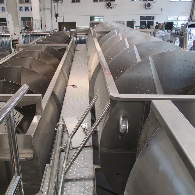 Large Spiral Pre-chiller machine for Poultry processing plant machinery