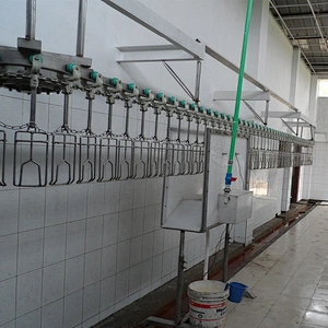 Customized Complete chicen farm turnkey project slaughterhouse processing plant stunner machinery