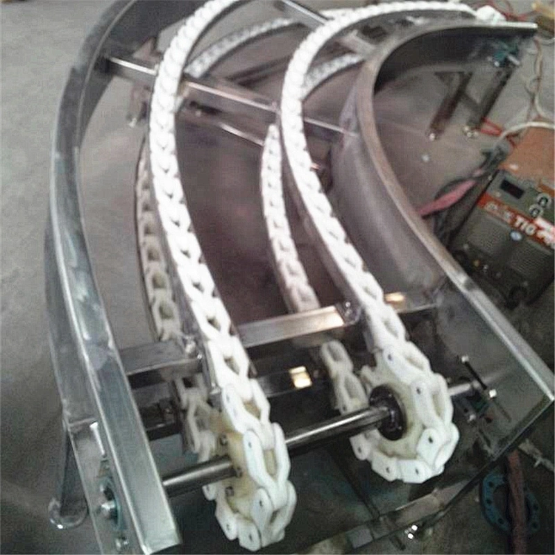 Crates Chain conveyor for Birds receiving slaughter house machine