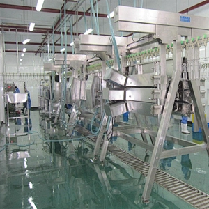 high quality full stainless steel 304 broiler farm  Automatic poultry Slaughtering house processing line equipment