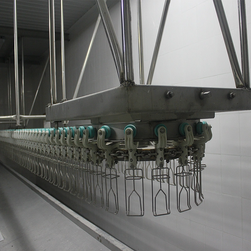 halal poultry abattoir slaughterhouse processing conveyor line shackles for hanging feet