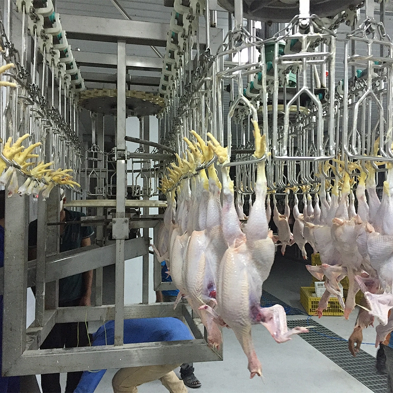 hot sale Full stainless steel 304 industrial food processing plant slaughterhouse feet cutter equipment