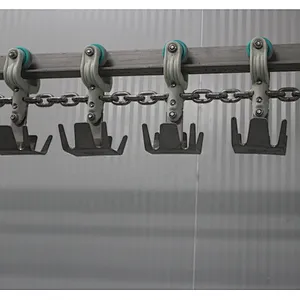 Overhead Conveyor system chicken slaughterhouse