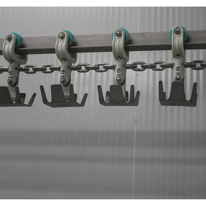 Overhead Conveyor system chicken slaughterhouse