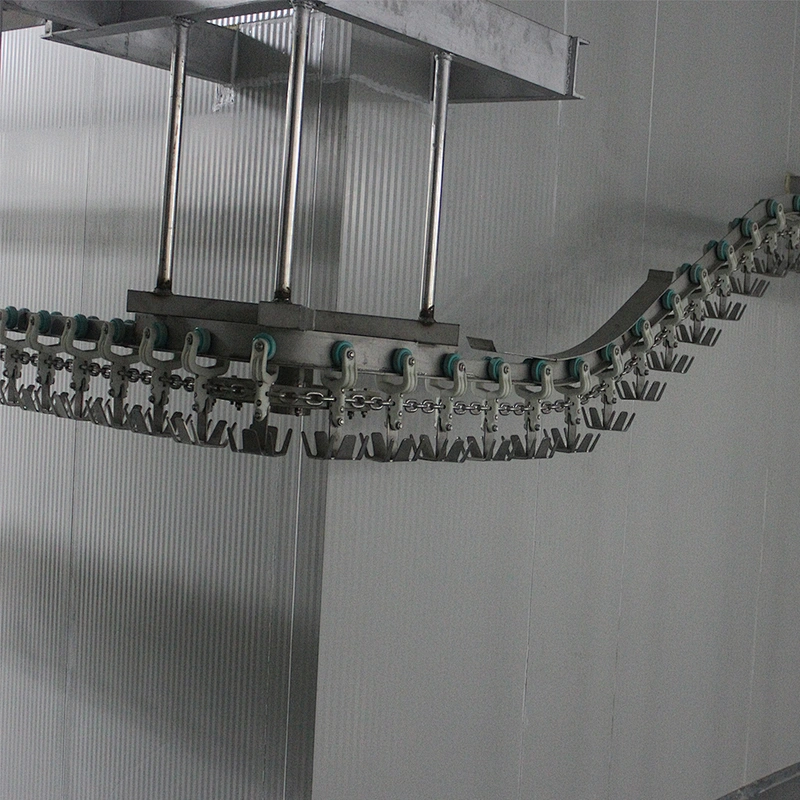 Stainless steel 304 frame Agricultural poultry farm broiler processing air chilling line equipment for slaughterhouse project