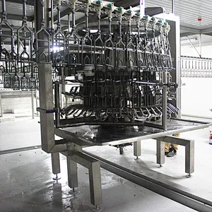 IQF Freezing Process and Poultry Product Type frozen chicken slaughterhouse automatic eviscerator equipment
