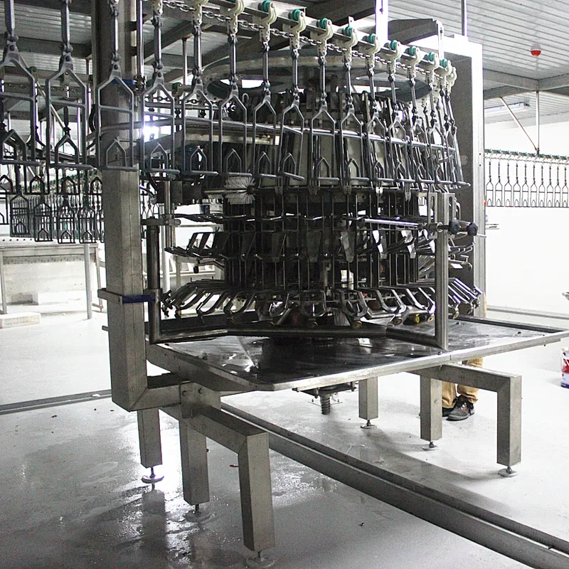 IQF Freezing Process and Poultry Product Type frozen chicken slaughterhouse automatic eviscerator equipment